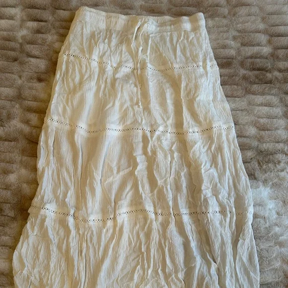Garage Skirts Garage White Maxi Skirt Poshmark - Main Image